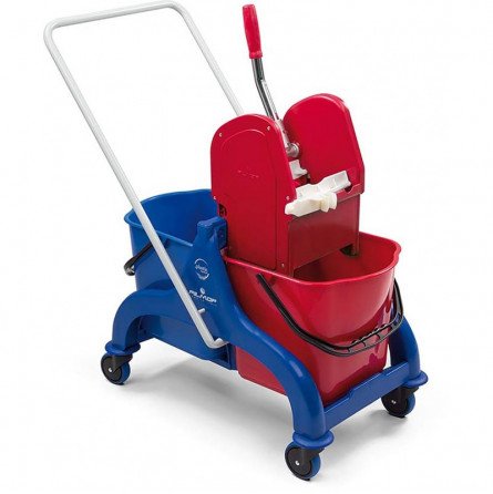 CHARIOT SEAU ET ESSOREUSE 50 LT