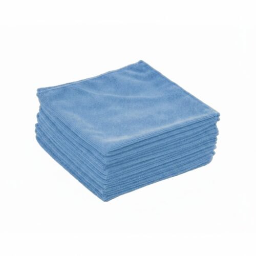 LINGE MICROFIBRE BLEU 38X38