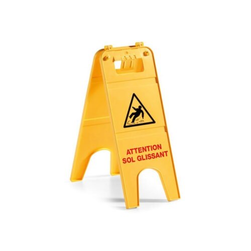 PANNEAU SIGNALTIQUE ATTENTION SOL GLISSANT